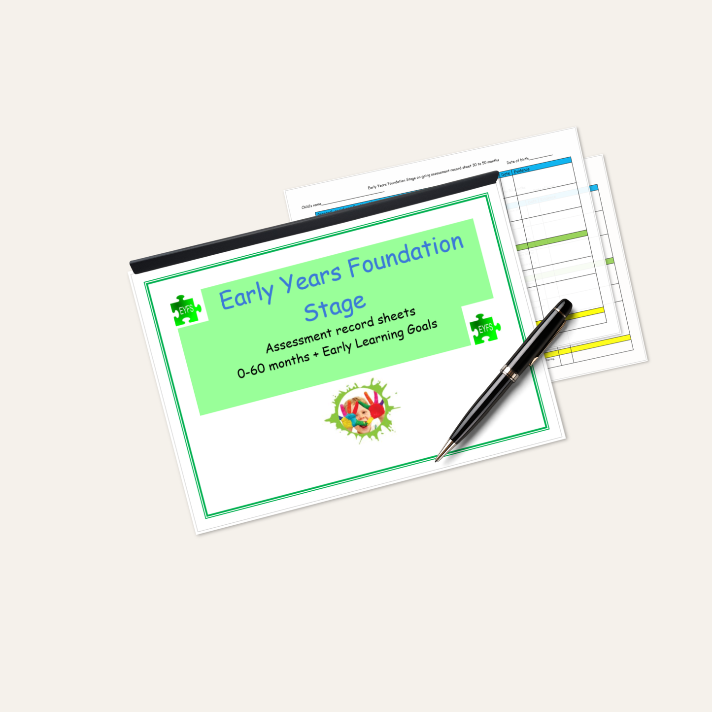 EYFS Assessment Tracker Pack | Ongoing Development Record (0–60 Months)