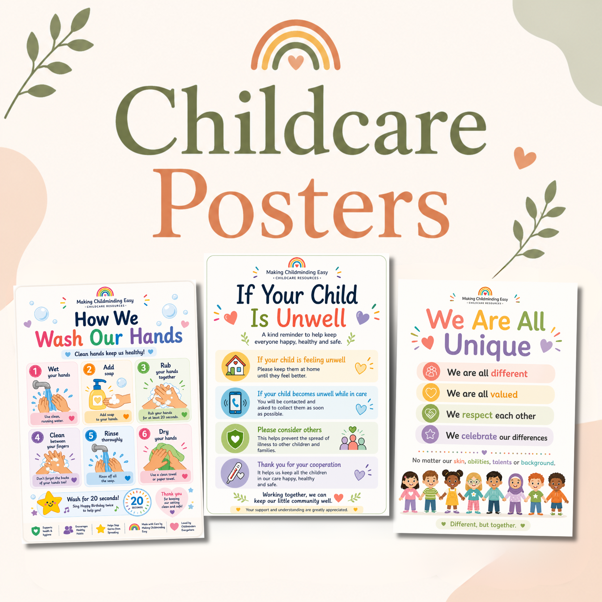 Childcare Posters – Making Childminding Easy