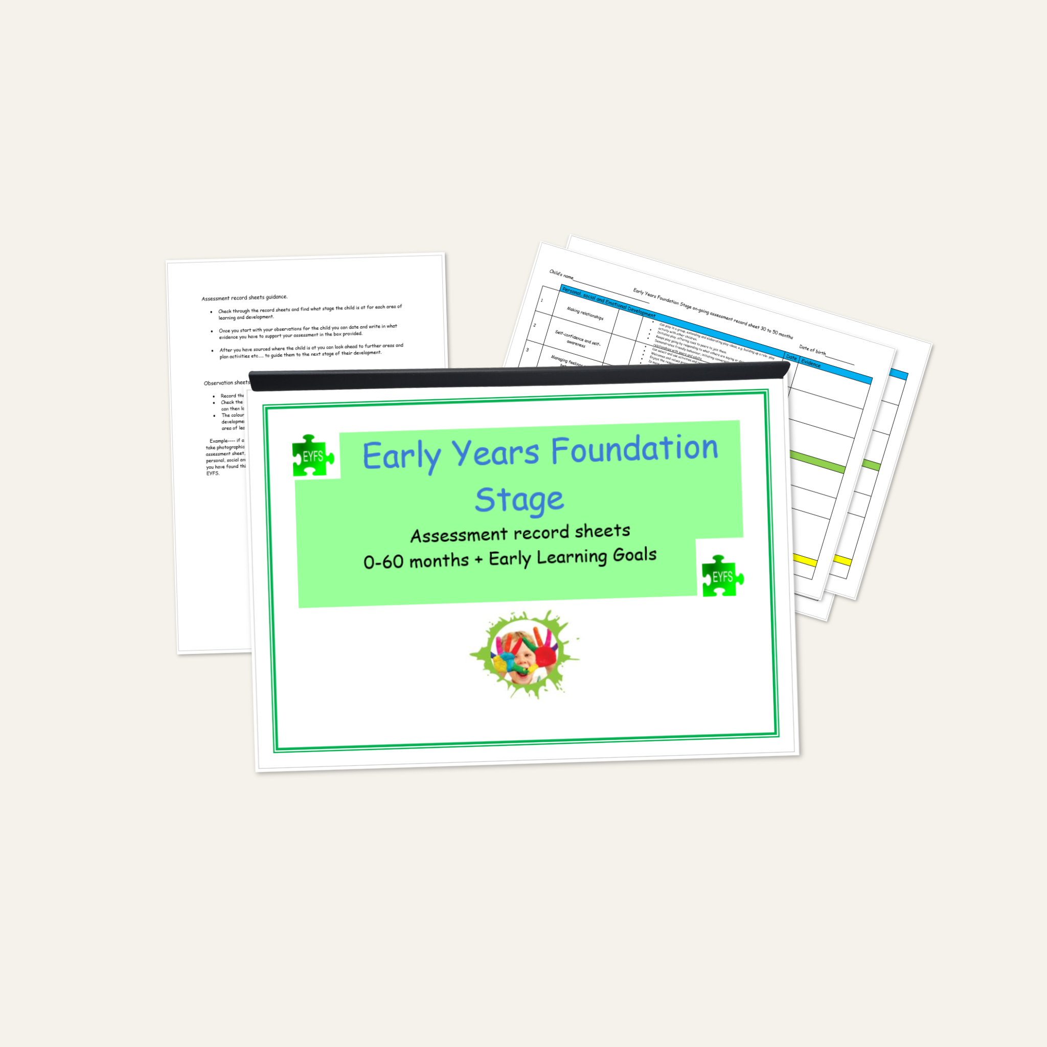 Eyfs Racker EYFS Assessment Tracker Pack | Child Development Record (0–60 Months ...