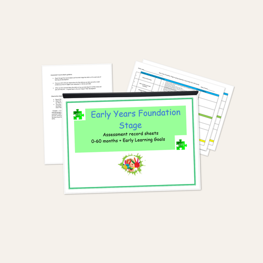 EYFS Assessment Tracker Pack | Ongoing Development Record (0–60 Months)