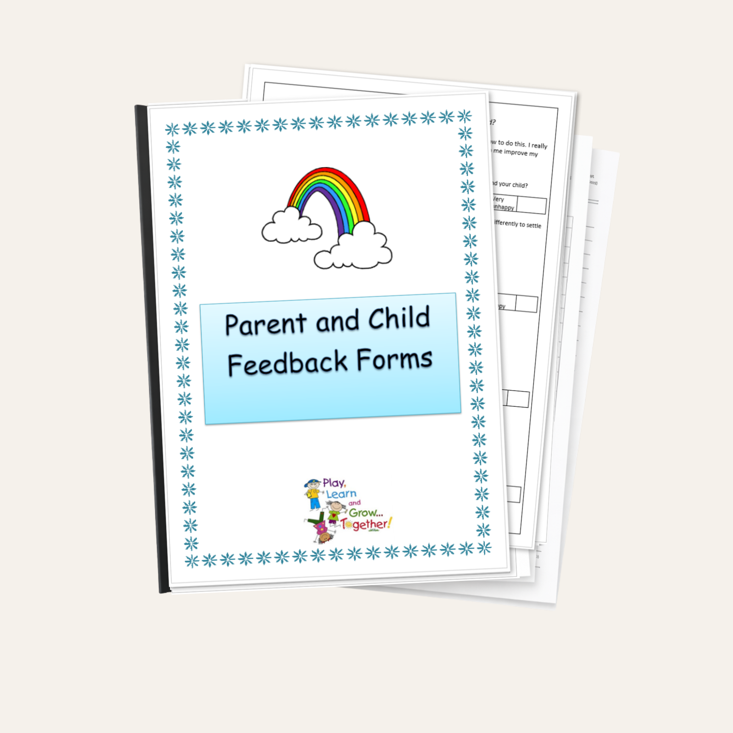 Parent & Child Feedback Forms Pack | Childminder Paperwork
