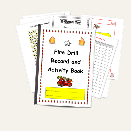 Childminder Fire Drill Record & Activity Pack | Safety & Learning Folder