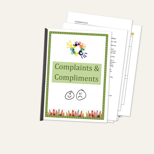 Childminder Complaints & Compliments Log Book | Ofsted Record Folder