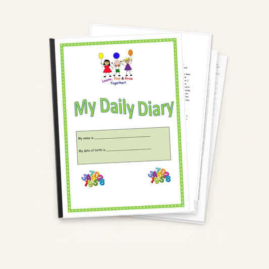 Childminding Daily Diary | EYFS Daily Record Book for Parents & Childminders