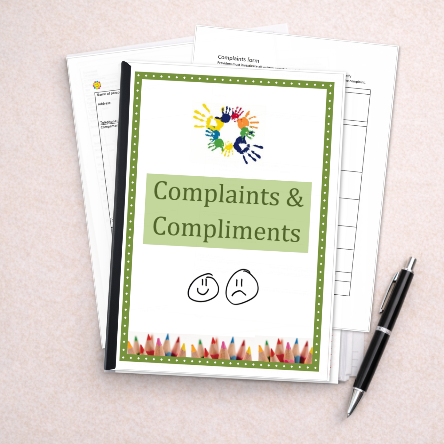 Childminder Complaints & Compliments Log Book | Ofsted Record Folder
