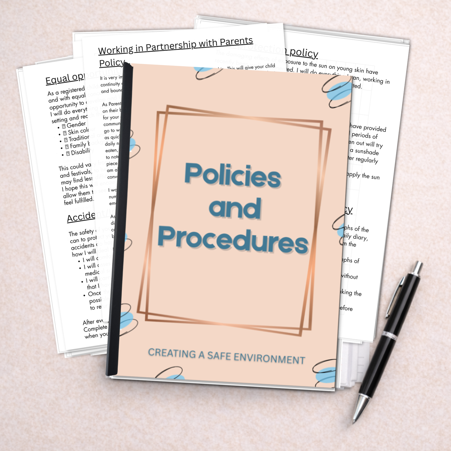 Childminder Policies & Procedures Pack (Printed) | EYFS Compliant 2025