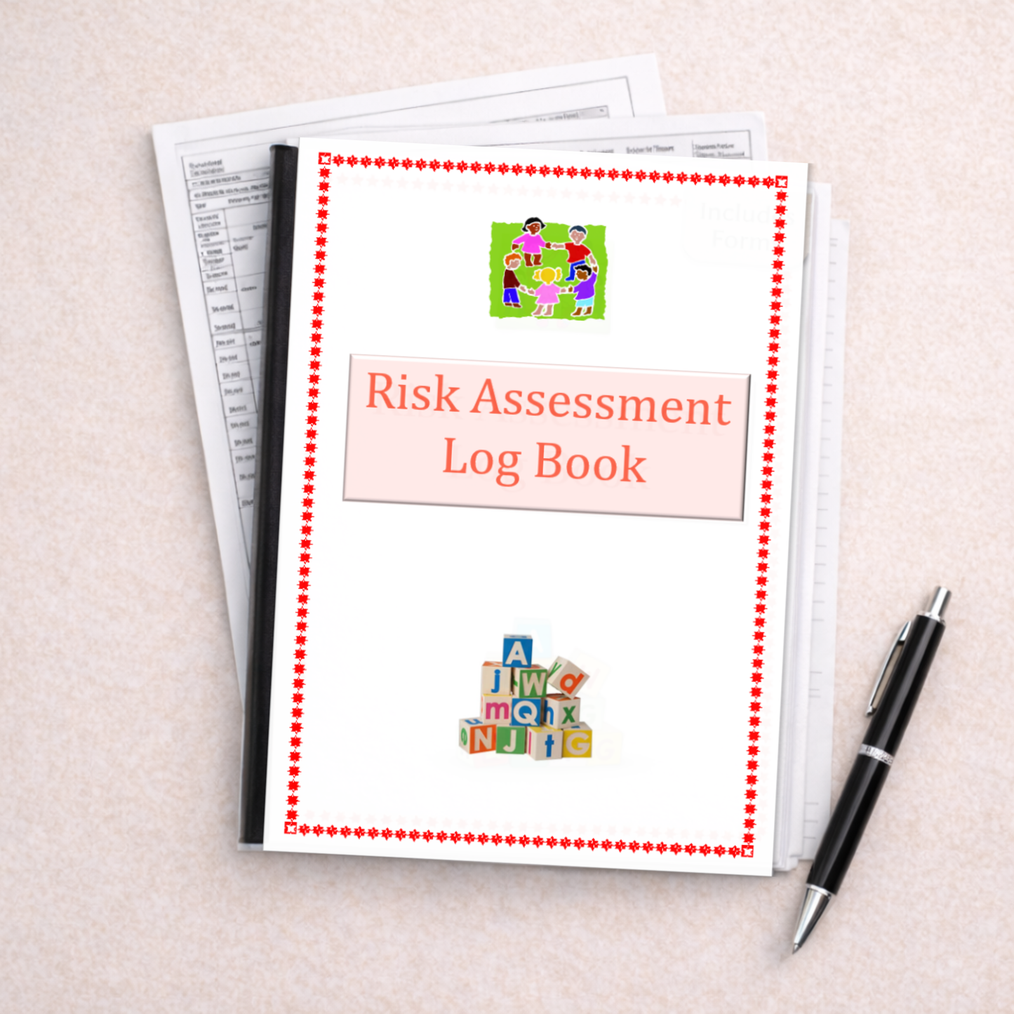 Childminder Risk Assessment Log Book |  Forms Included