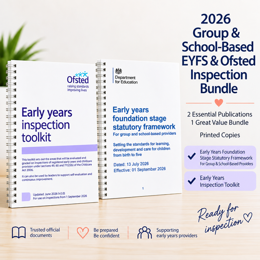 2026 Group & School-Based EYFS & Ofsted Inspection Bundle | Printed Copies