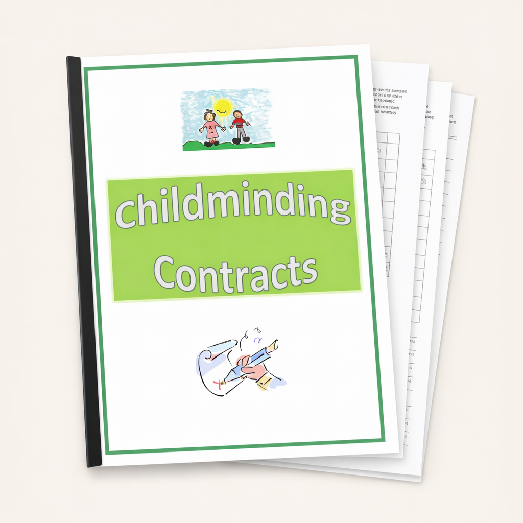 Childminding Contracts Starter Pack | Printed & Ready to Use | Includes Contracts, Amendment Forms & Short Term Agreements