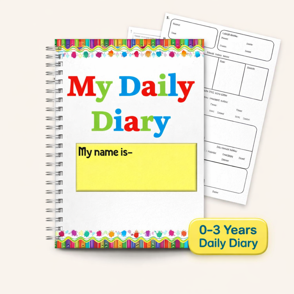 A5 Daily Diary 0–3 Years | Childminder Daily Diary Record Book