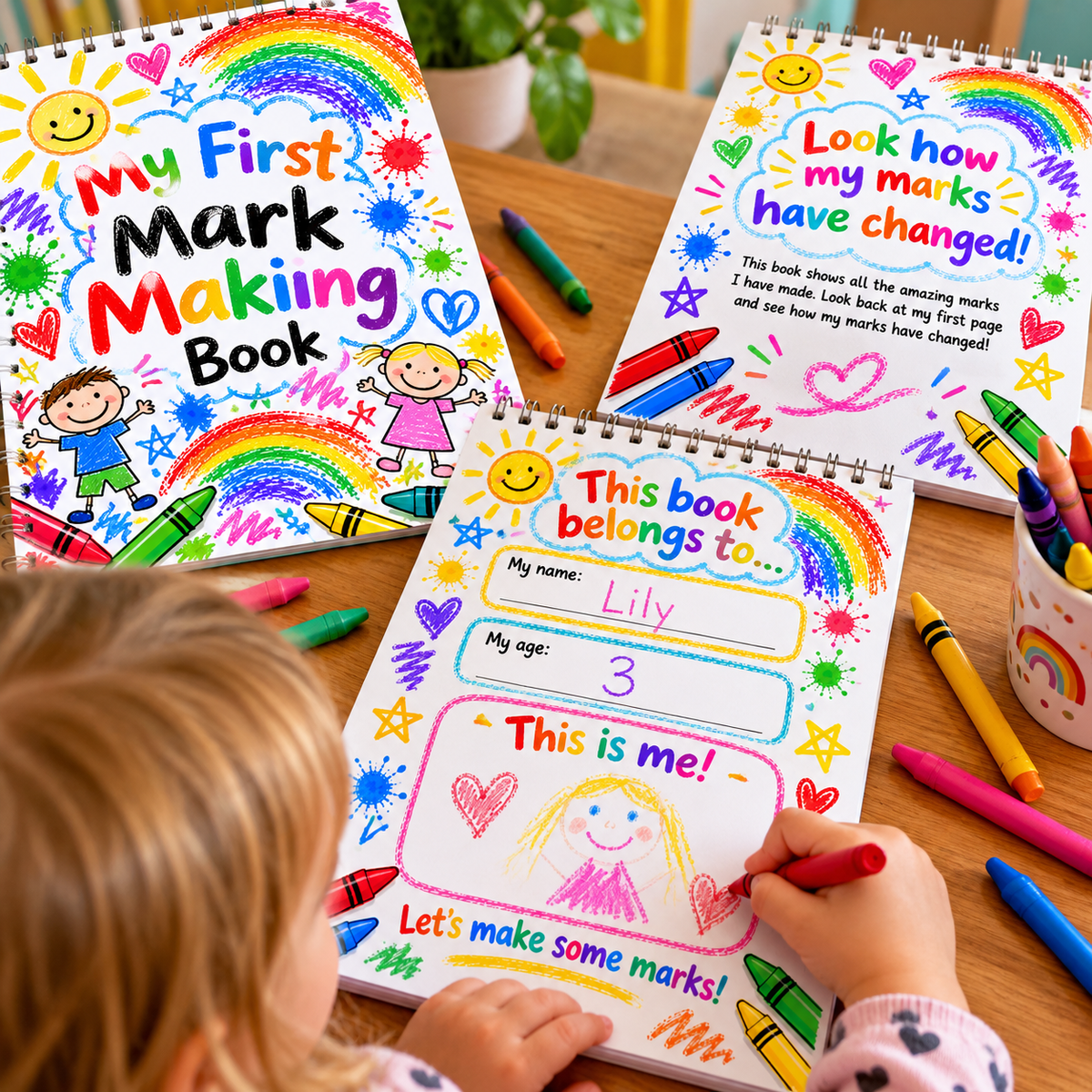 My First Mark Making Book – A4 Early Years Mark Making Book