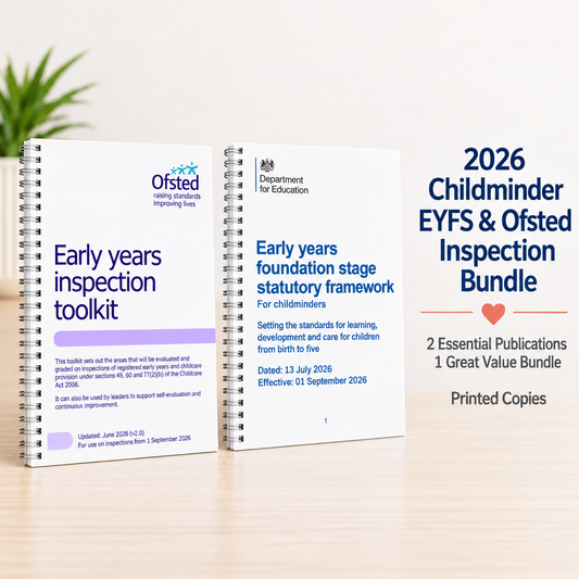 2026 Childminder EYFS & Ofsted Inspection Bundle | Printed Copies