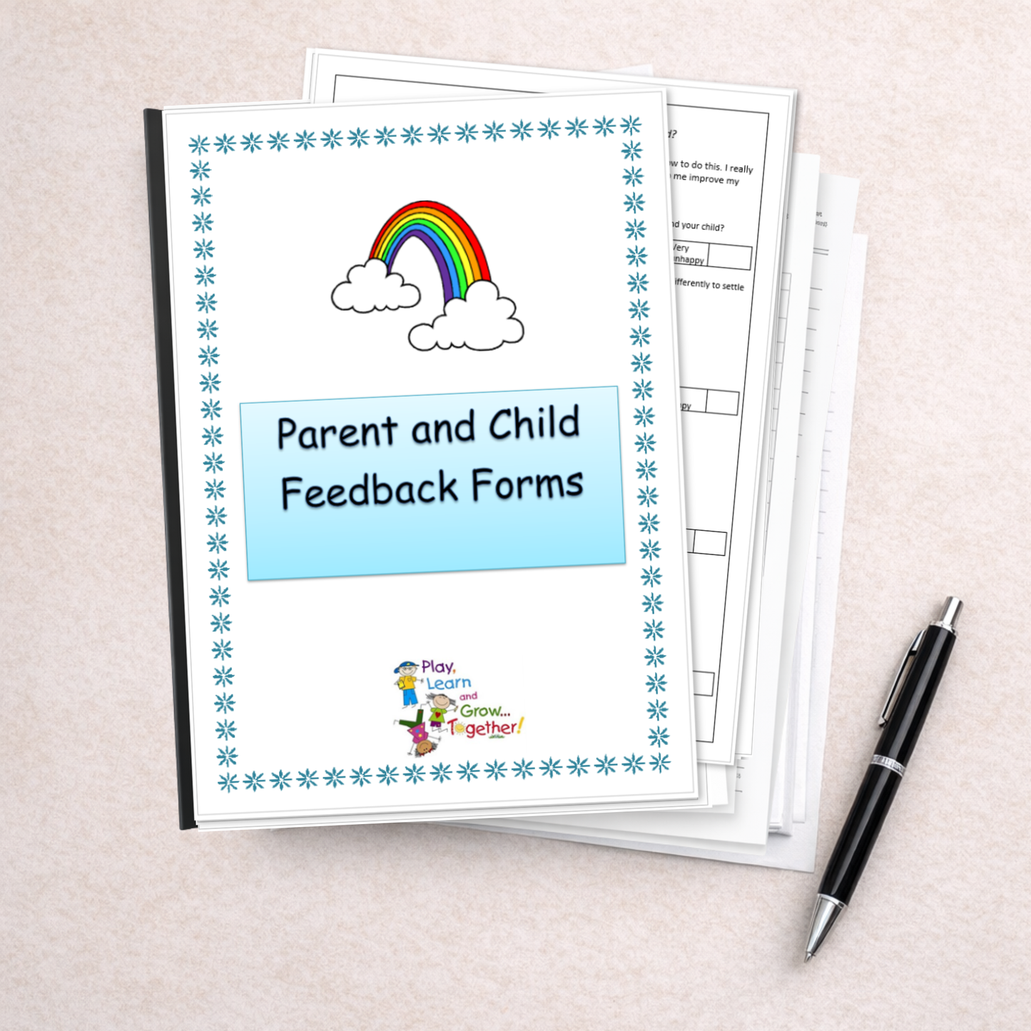 Parent & Child Feedback Forms Pack | Childminder Paperwork